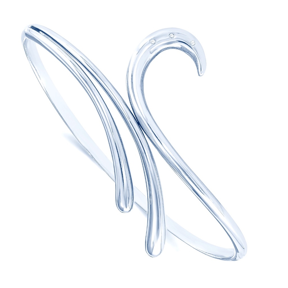 Diamond Bracelet  Assembled of Sterling Silver